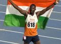 Championnat d’athlétisme à Accra au Ghana : Le nigérien Saguirou Badamassi, champion d’Afrique, félicité par les plus hautes autorités