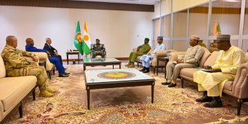 Le Président Tiani reçoit l’Envoyé spécial du Président mauritanien porteur d’un message