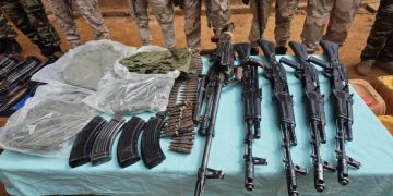 Tahoua : La Brigade de la Gendarmerie Nationale réussit la saisie de plusieurs armes et munitions