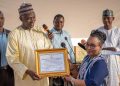 Niamey :  Mme Marie Yvette Jacqueline Sacadura de la BM, élevée au grade d’officier dans l’ordre des palmes académiques du Niger